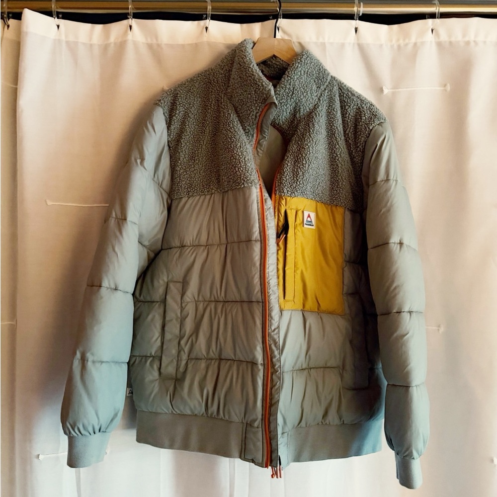 Inspire Recycled Insulated Puffer Jacket - Pistachio